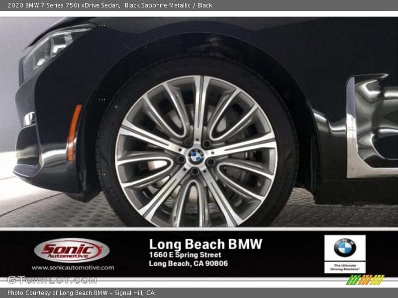 Black Sapphire Metallic / Black 2020 BMW 7 Series 750i xDrive Sedan