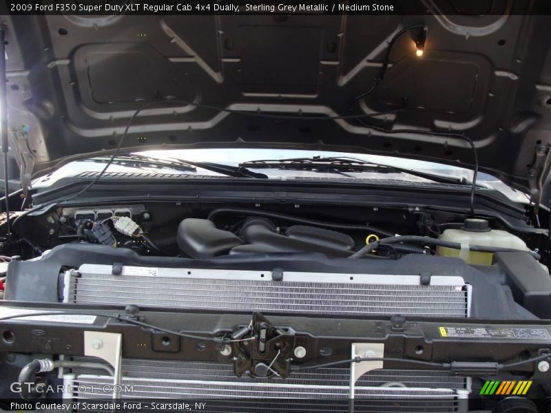 Sterling Grey Metallic / Medium Stone 2009 Ford F350 Super Duty XLT Regular Cab 4x4 Dually