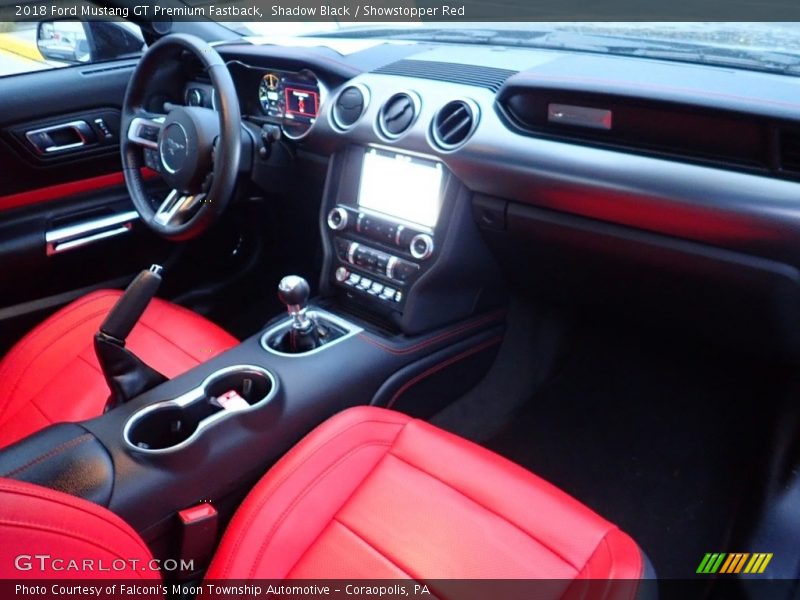 Dashboard of 2018 Mustang GT Premium Fastback