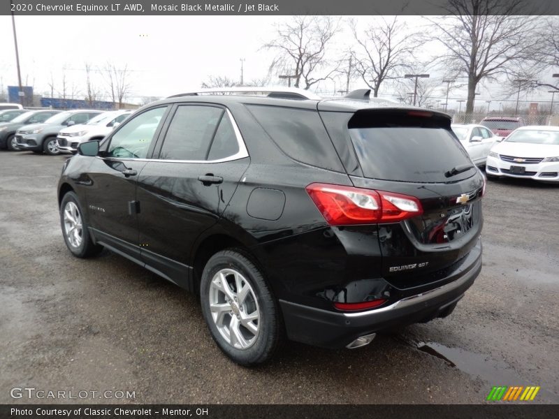 Mosaic Black Metallic / Jet Black 2020 Chevrolet Equinox LT AWD