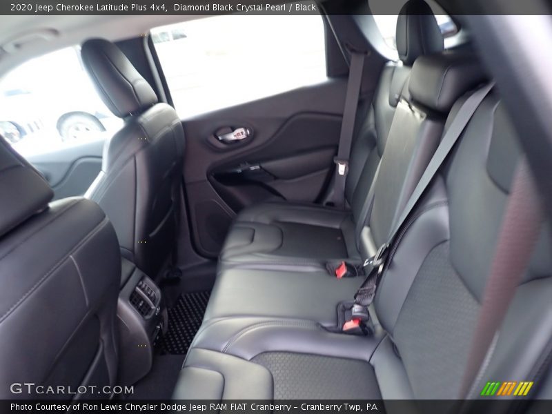 Diamond Black Crystal Pearl / Black 2020 Jeep Cherokee Latitude Plus 4x4