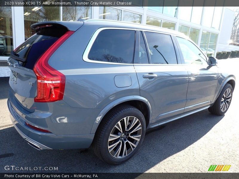 Thunder Gray Metallic / Charcoal 2020 Volvo XC90 T5 AWD Momentum