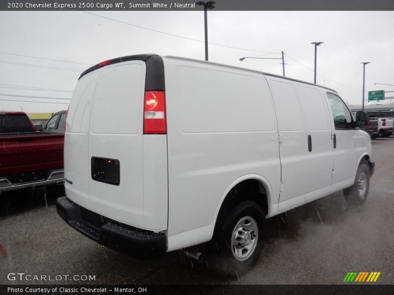 Summit White / Neutral 2020 Chevrolet Express 2500 Cargo WT