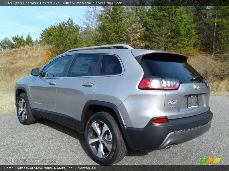 Billet Silver Metallic / Ski Gray/Black 2020 Jeep Cherokee Limited 4x4