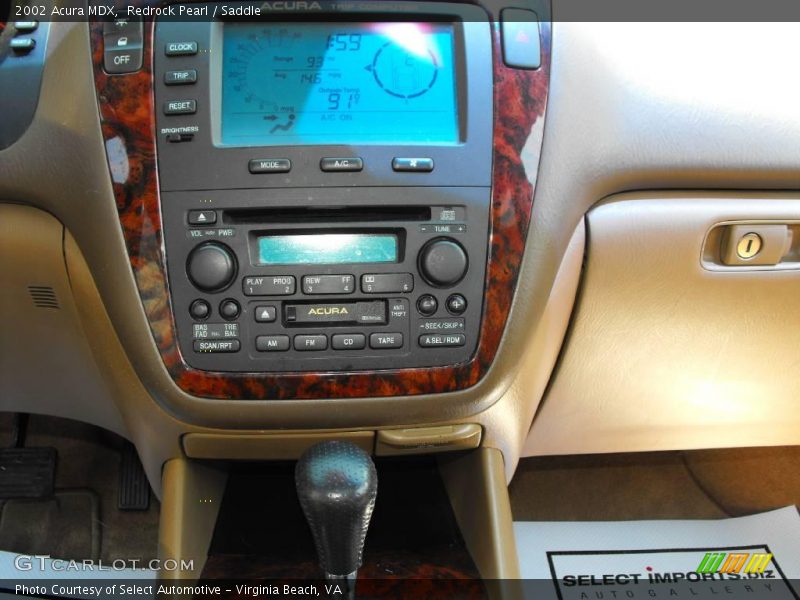 Redrock Pearl / Saddle 2002 Acura MDX