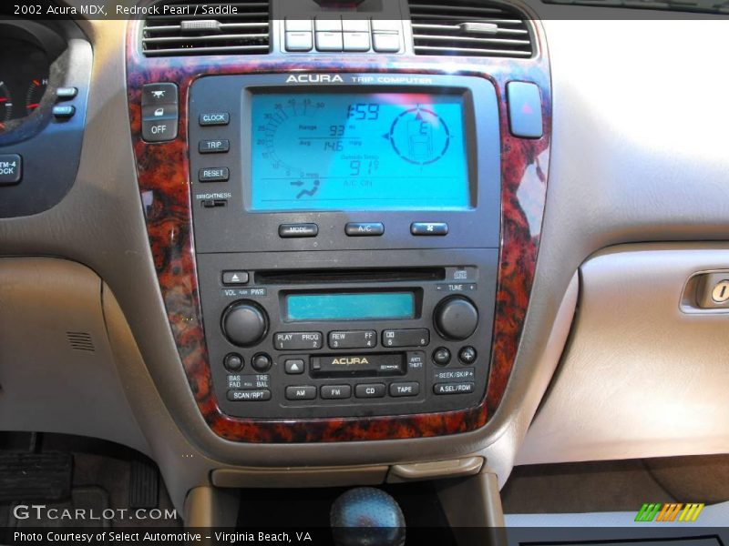 Redrock Pearl / Saddle 2002 Acura MDX