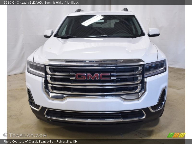 Summit White / Jet Black 2020 GMC Acadia SLE AWD