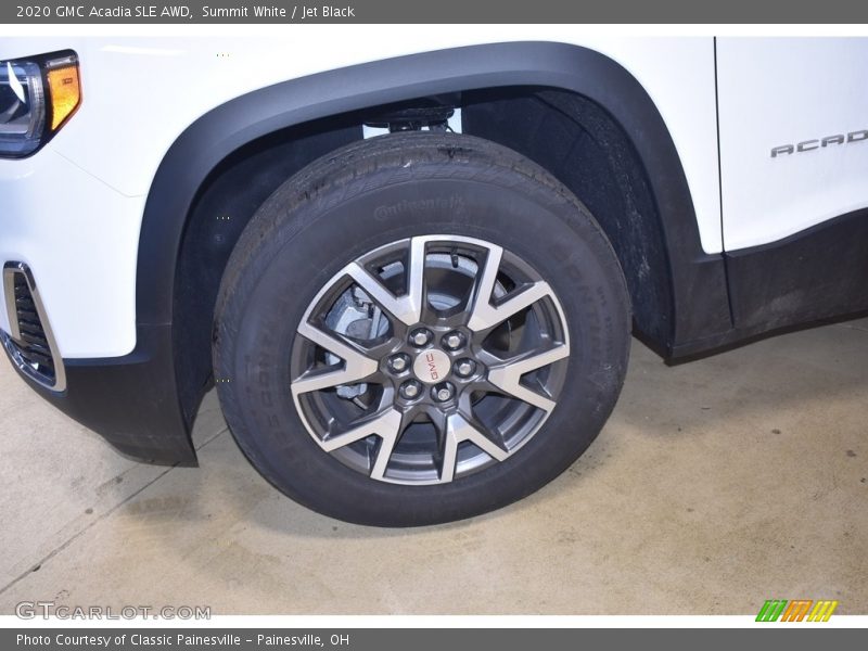 Summit White / Jet Black 2020 GMC Acadia SLE AWD