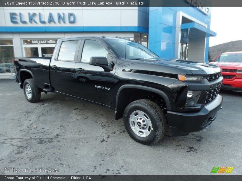 Black / Jet Black 2020 Chevrolet Silverado 2500HD Work Truck Crew Cab 4x4