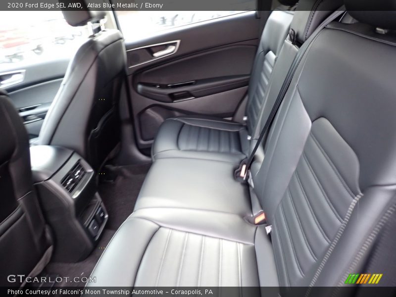 Atlas Blue Metallic / Ebony 2020 Ford Edge SEL AWD