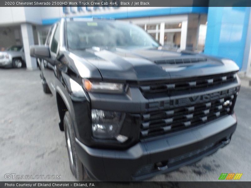 Black / Jet Black 2020 Chevrolet Silverado 2500HD Work Truck Crew Cab 4x4
