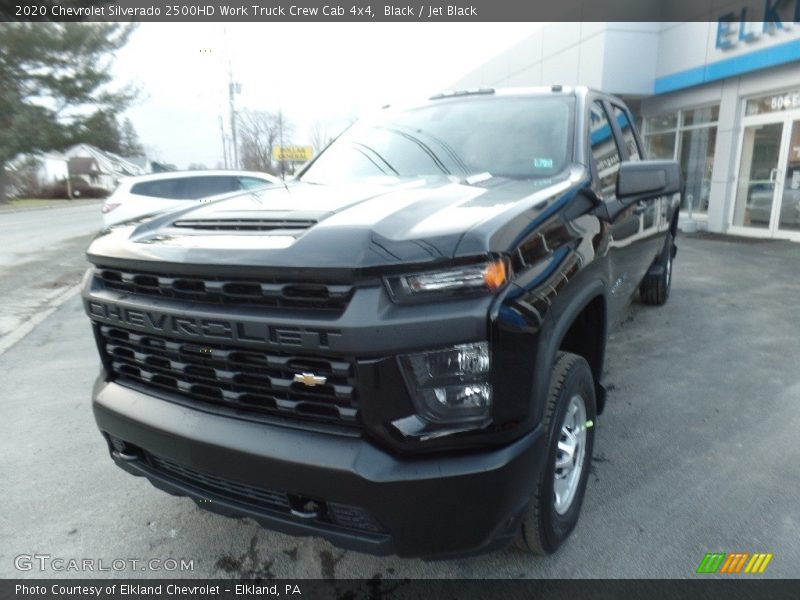 Black / Jet Black 2020 Chevrolet Silverado 2500HD Work Truck Crew Cab 4x4