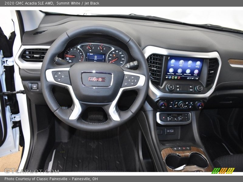 Summit White / Jet Black 2020 GMC Acadia SLE AWD