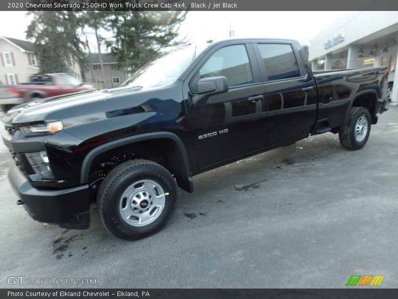 Black / Jet Black 2020 Chevrolet Silverado 2500HD Work Truck Crew Cab 4x4