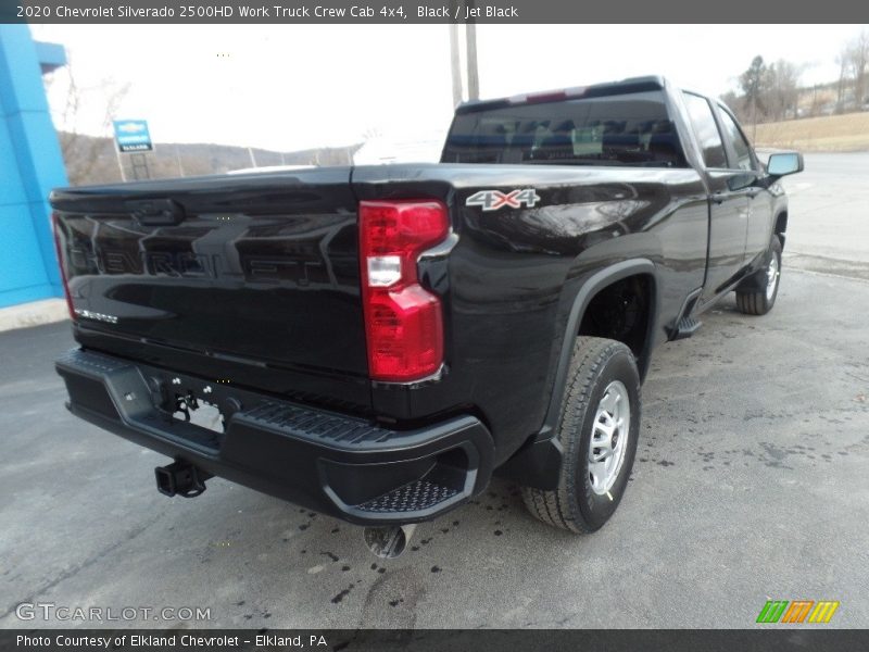 Black / Jet Black 2020 Chevrolet Silverado 2500HD Work Truck Crew Cab 4x4