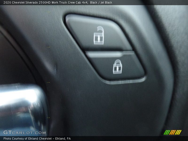 Black / Jet Black 2020 Chevrolet Silverado 2500HD Work Truck Crew Cab 4x4