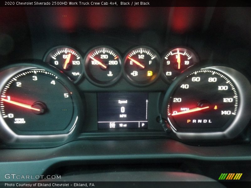 Black / Jet Black 2020 Chevrolet Silverado 2500HD Work Truck Crew Cab 4x4