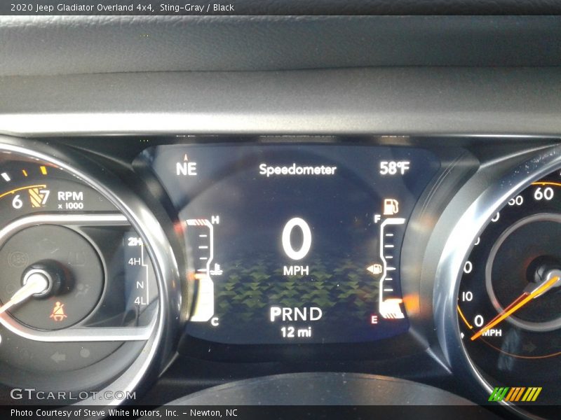  2020 Gladiator Overland 4x4 Overland 4x4 Gauges