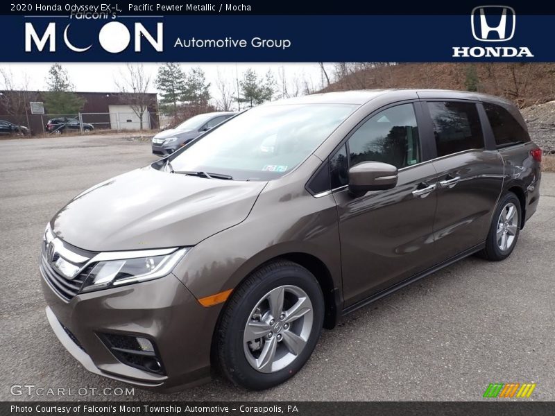 Pacific Pewter Metallic / Mocha 2020 Honda Odyssey EX-L