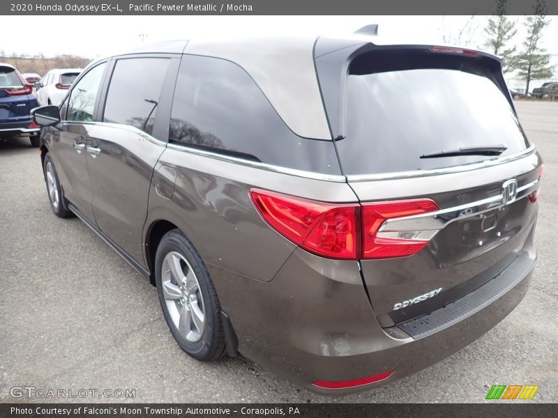 Pacific Pewter Metallic / Mocha 2020 Honda Odyssey EX-L