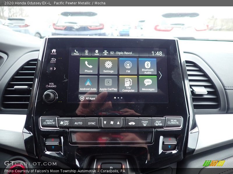 Pacific Pewter Metallic / Mocha 2020 Honda Odyssey EX-L