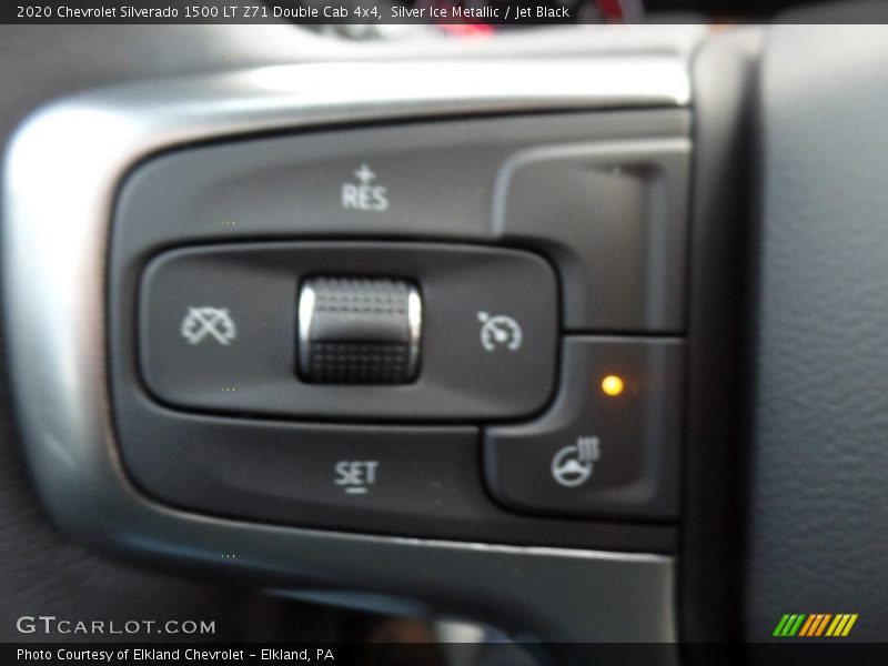 Silver Ice Metallic / Jet Black 2020 Chevrolet Silverado 1500 LT Z71 Double Cab 4x4