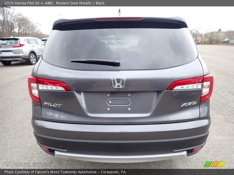 Modern Steel Metallic / Black 2020 Honda Pilot EX-L AWD