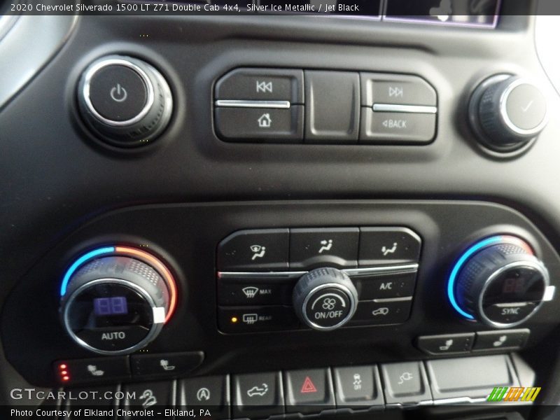 Controls of 2020 Silverado 1500 LT Z71 Double Cab 4x4