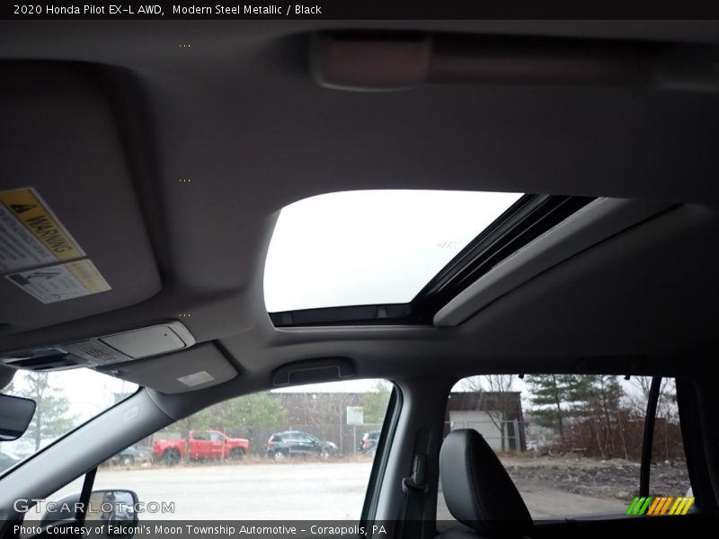 Modern Steel Metallic / Black 2020 Honda Pilot EX-L AWD