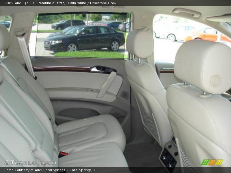 Calla White / Limestone Grey 2009 Audi Q7 3.6 Premium quattro
