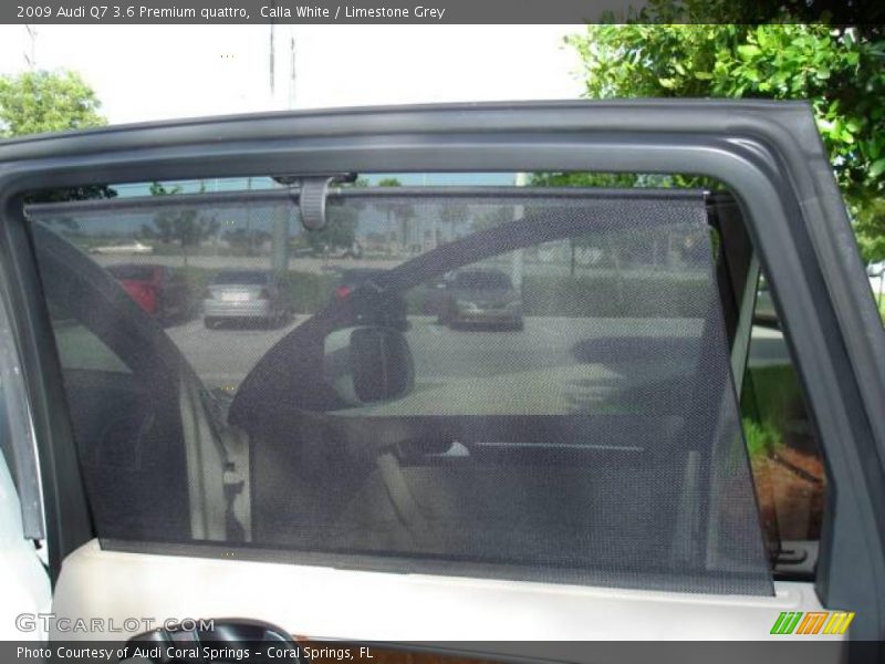 Calla White / Limestone Grey 2009 Audi Q7 3.6 Premium quattro