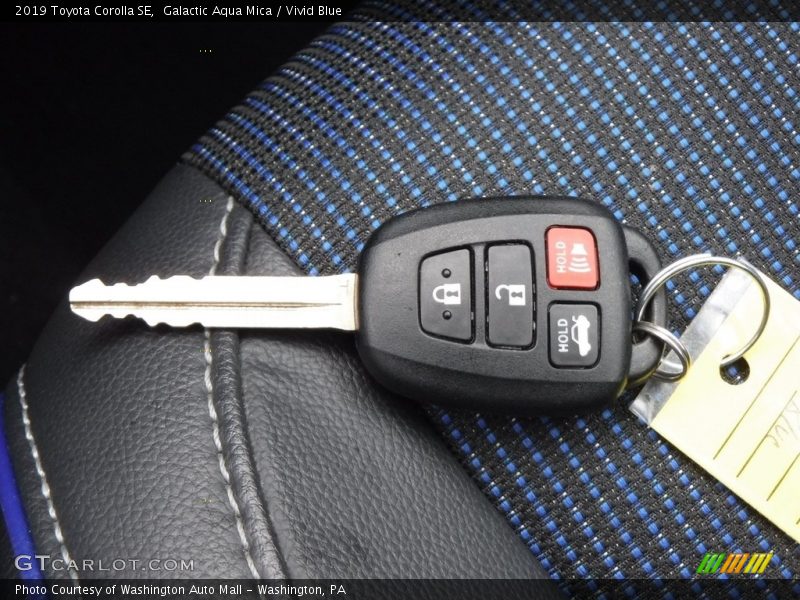 Keys of 2019 Corolla SE