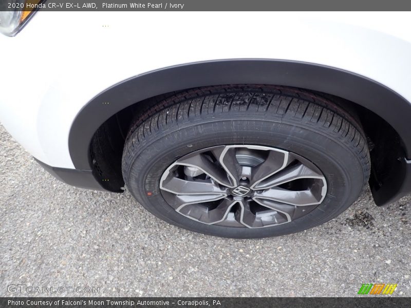 Platinum White Pearl / Ivory 2020 Honda CR-V EX-L AWD