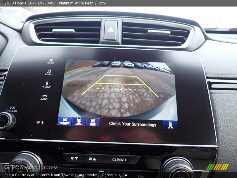Platinum White Pearl / Ivory 2020 Honda CR-V EX-L AWD