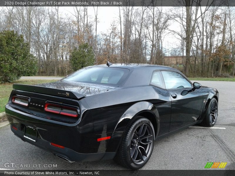 Pitch Black / Black 2020 Dodge Challenger R/T Scat Pack Widebody