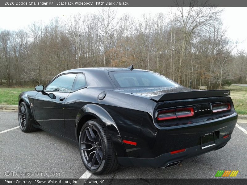Pitch Black / Black 2020 Dodge Challenger R/T Scat Pack Widebody