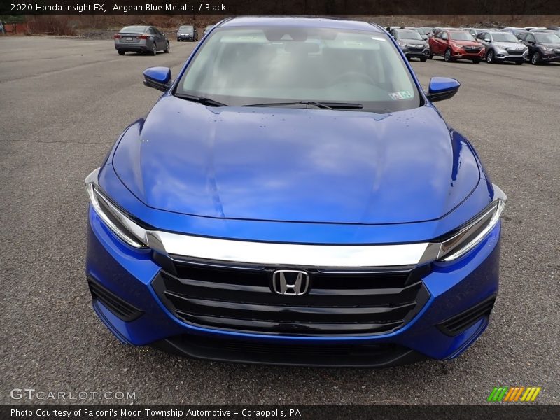 Aegean Blue Metallic / Black 2020 Honda Insight EX