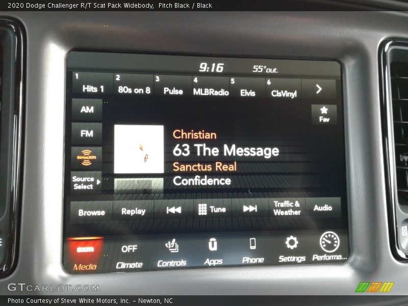 Pitch Black / Black 2020 Dodge Challenger R/T Scat Pack Widebody