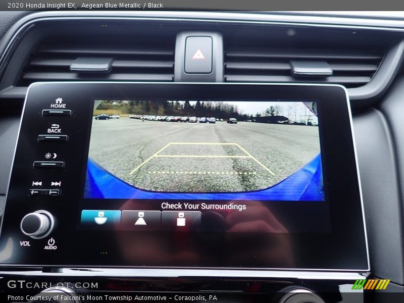 Aegean Blue Metallic / Black 2020 Honda Insight EX