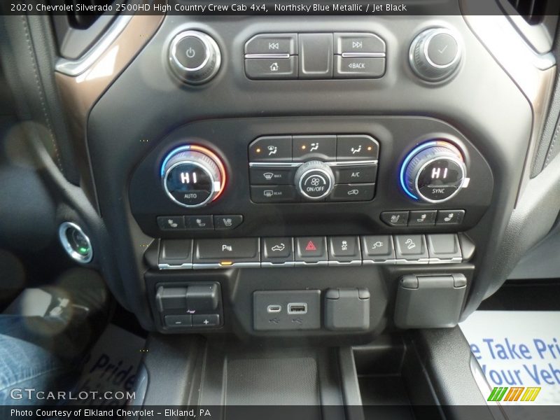 Northsky Blue Metallic / Jet Black 2020 Chevrolet Silverado 2500HD High Country Crew Cab 4x4
