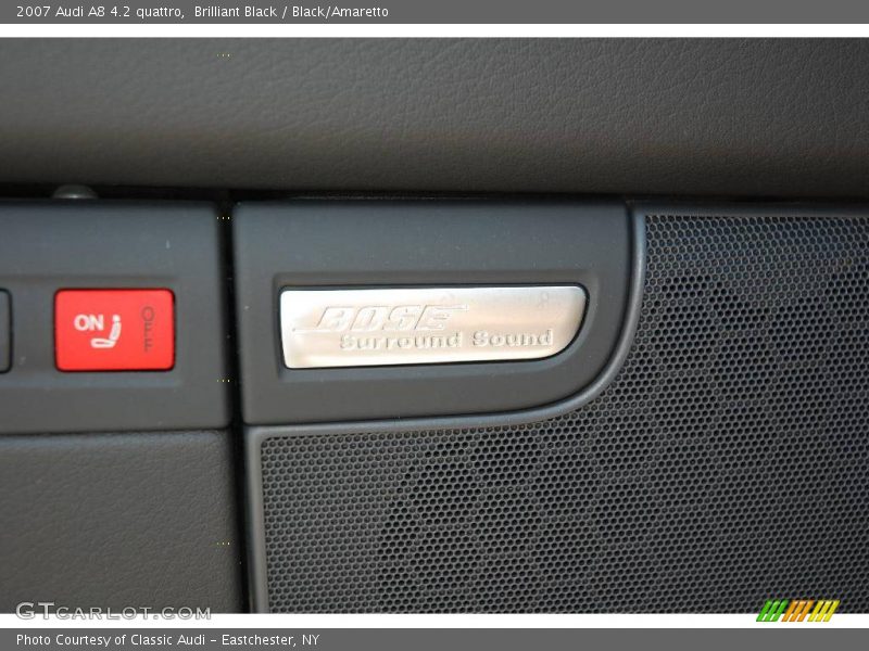 Brilliant Black / Black/Amaretto 2007 Audi A8 4.2 quattro