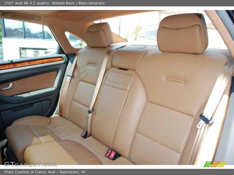 Brilliant Black / Black/Amaretto 2007 Audi A8 4.2 quattro
