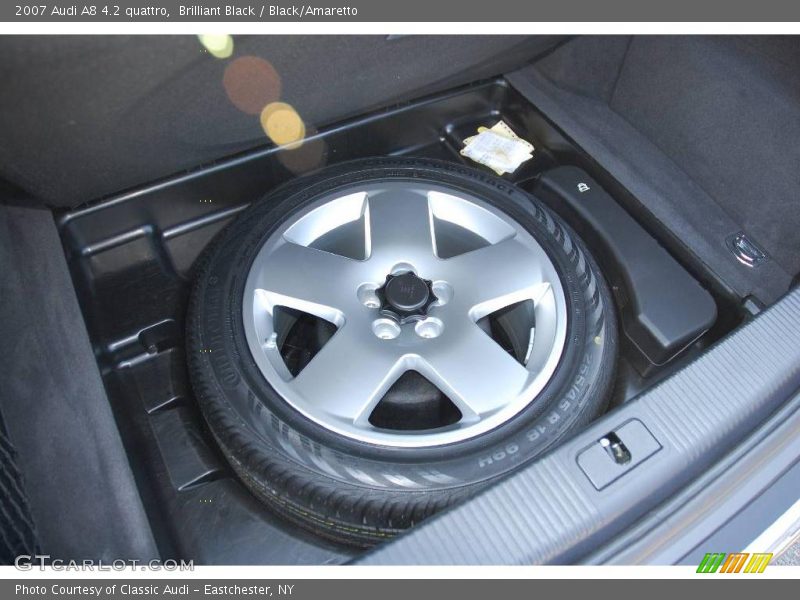 Brilliant Black / Black/Amaretto 2007 Audi A8 4.2 quattro