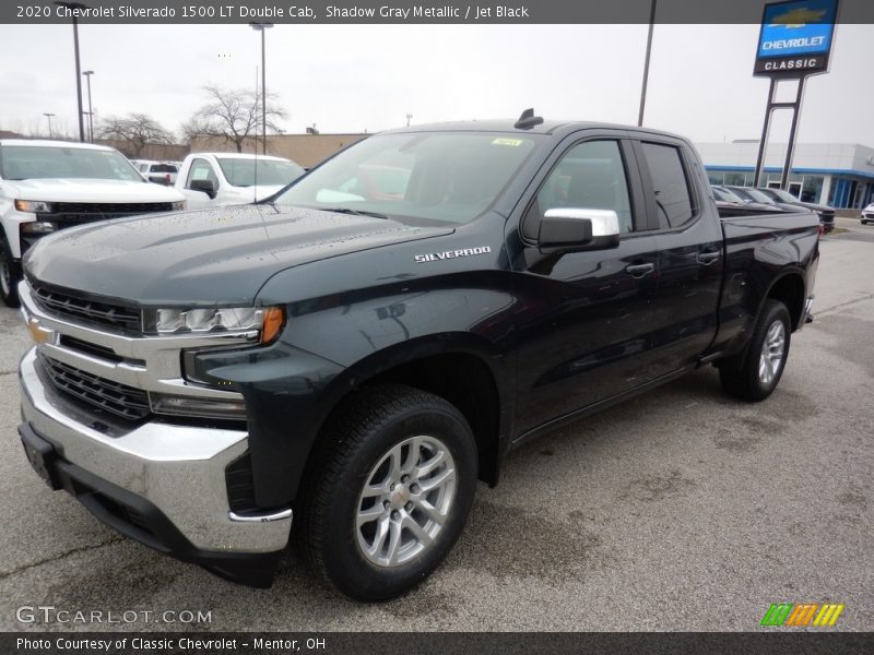 Shadow Gray Metallic / Jet Black 2020 Chevrolet Silverado 1500 LT Double Cab