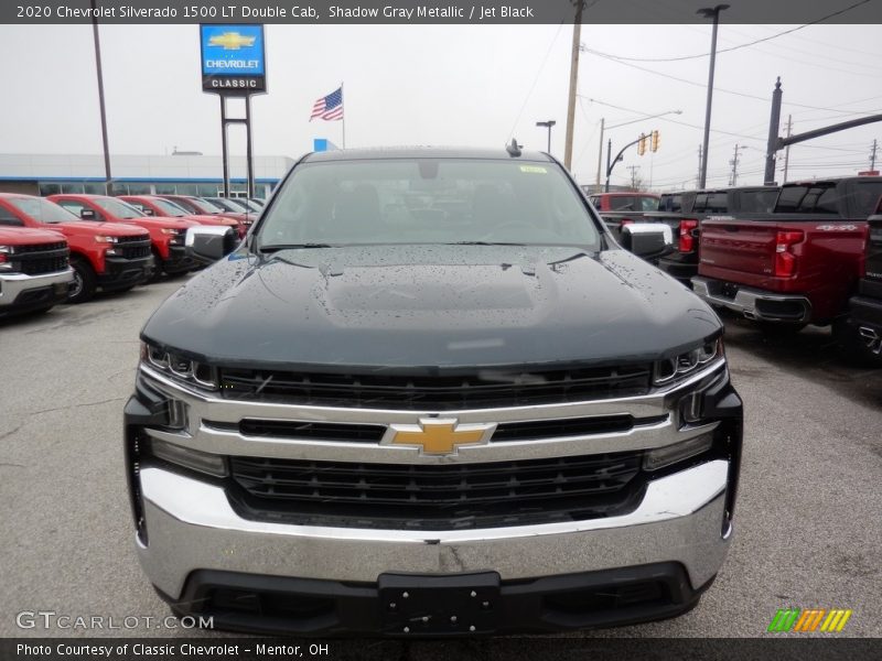 Shadow Gray Metallic / Jet Black 2020 Chevrolet Silverado 1500 LT Double Cab