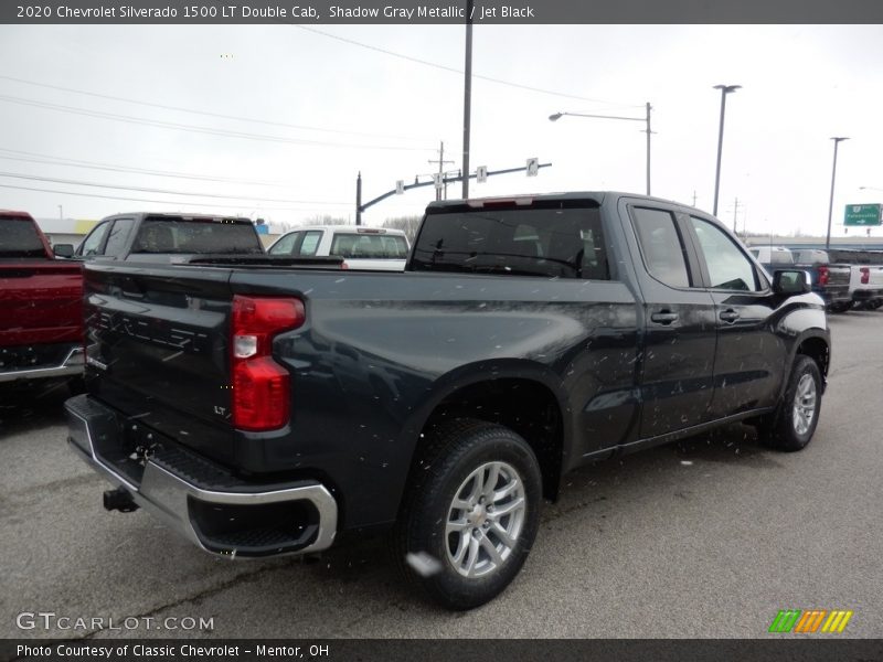 Shadow Gray Metallic / Jet Black 2020 Chevrolet Silverado 1500 LT Double Cab