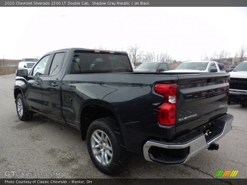 Shadow Gray Metallic / Jet Black 2020 Chevrolet Silverado 1500 LT Double Cab