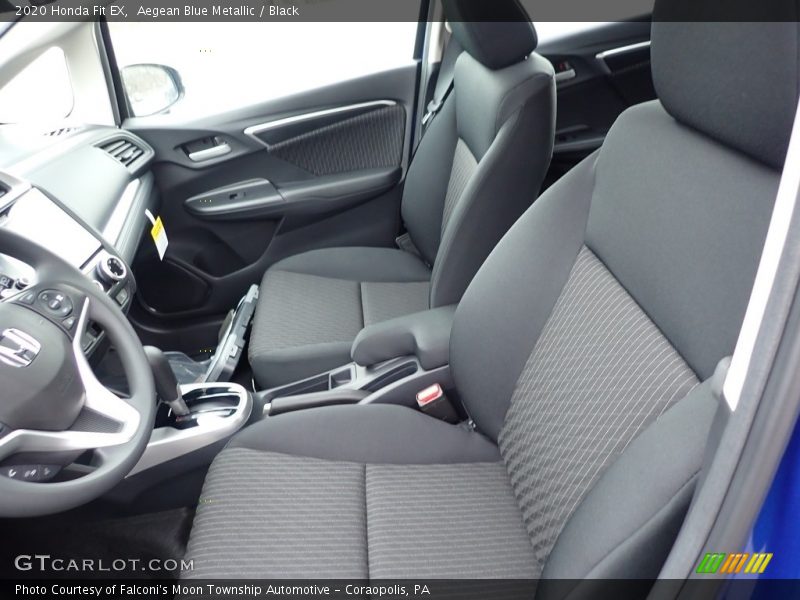  2020 Fit EX Black Interior