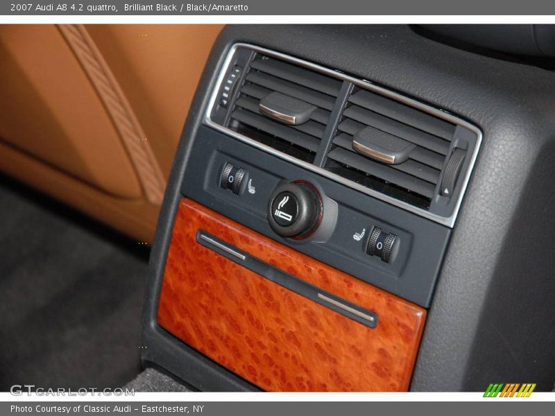 Brilliant Black / Black/Amaretto 2007 Audi A8 4.2 quattro