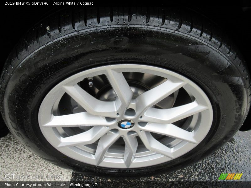 Alpine White / Cognac 2019 BMW X5 xDrive40i